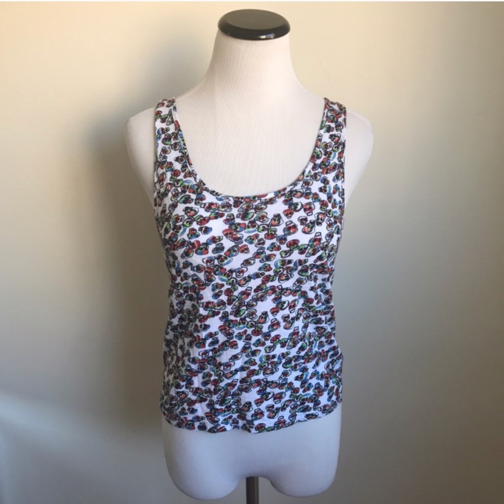 •SALE• Topshop Skull Print Tank Top